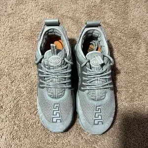 Gray Versace chain reaction shoes. US size 11.5 Versace | Shoes | Versace Chain Reaction Grey | Poshmark main image 4